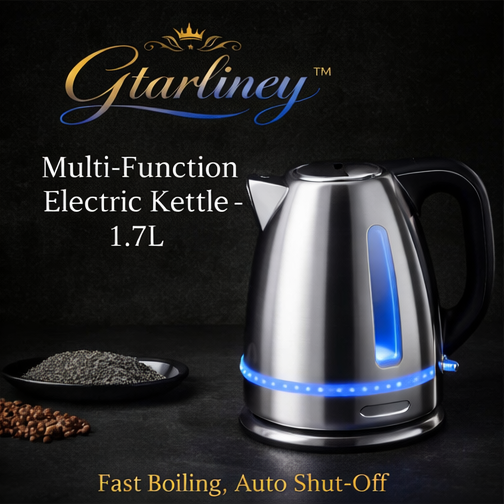 Gtarliney™ Multi-Function Electric Kettle - 1.7L Tea lovers, coffee enthusiasts, fast boiling
