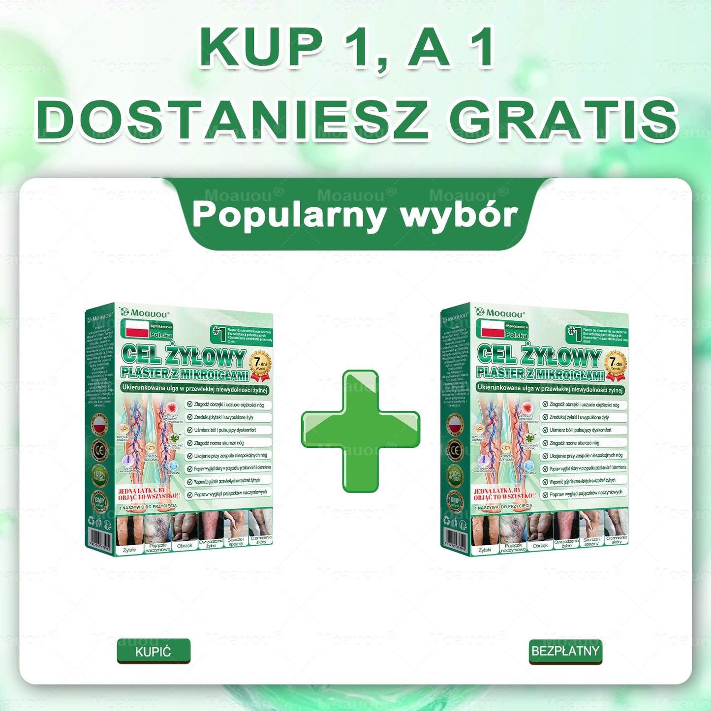 Moauou® Mikronakłuwający Plaster ⚡ Natychmiastowa ulga, długotrwałe efekty – WIELKA PROMOCJA!